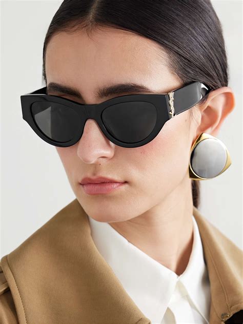 ysl cat eye sunglasses dupe|oversized ysl sunglasses.